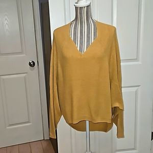 Original Beige Women Classic for Lady Dolman Sleeve Knitted sweater Size XL
